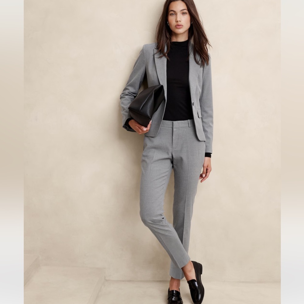 Banana Republic plaid trousers 2